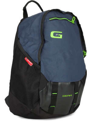 

Gear Outlander 6 Laptop Backpack(Blue, Black), Navy blue and green