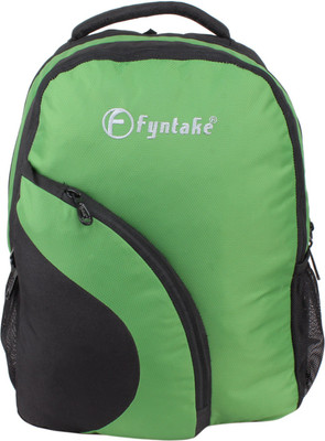 

Fyntake Fyntake ERAM1219 T-BAG 24 L Backpack(Black), Black & parrot green