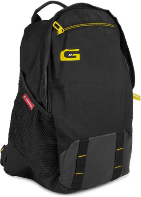 

Gear Outlander 6 Laptop Backpack(Black), Black and yellow