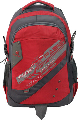 

Fabion 1350 Red N Grey 36 L Large Backpack(Red)