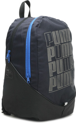 

Puma Pioneer Backpack Backpack(Black, Blue), New navy