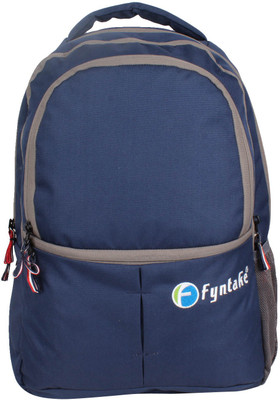 

Fyntake Fyntake backpack D-BAG 30 L Backpack(Blue), Navy blue with grey patti