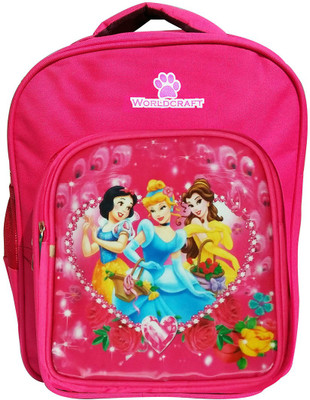 

World Craft Princess Mesh 17 L Backpack(Pink)