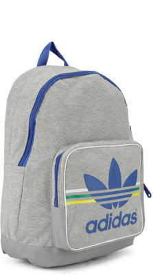 

ADIDAS BP CL Jersey Laptop Backpack(Grey), Megrhe;vivgrn;vivyel and blub