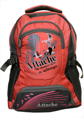 

Attache Rocking School Bag (Pink & Grey) 30 L Backpack(Pink)