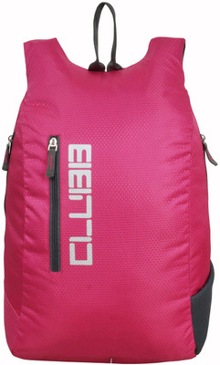 

Clubb College Casual Canter 10 L Backpack(Pink), Pink & grey