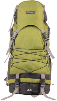 

Bleu Rucksack 60 L Large Backpack(Green, Black), Black;green