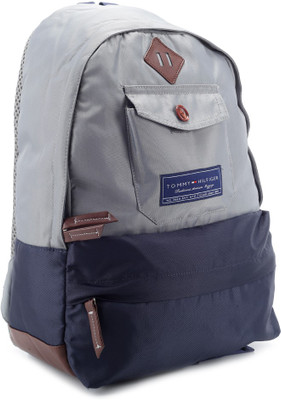 

Tommy Hilfiger Georgia Backpack(Grey, Blue), Grey;navy