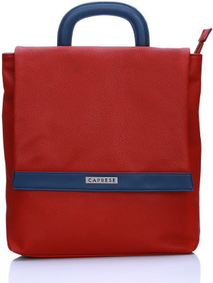 

Caprese Flora Backpack Medium Red 10 L Backpack(Red)