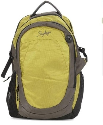 

Skybags Chip 02 Laptop Backpack(Yellow, Grey), Yellow and grey