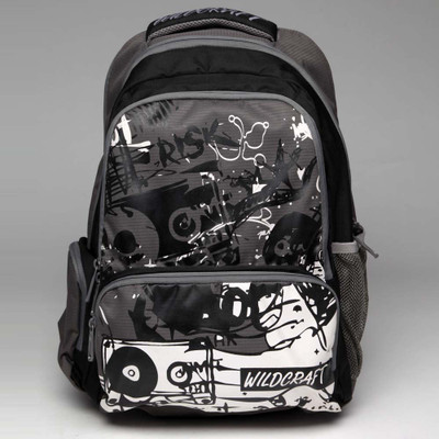 

Wildcraft Crump 21 L Backpack(Grey), Black and grey