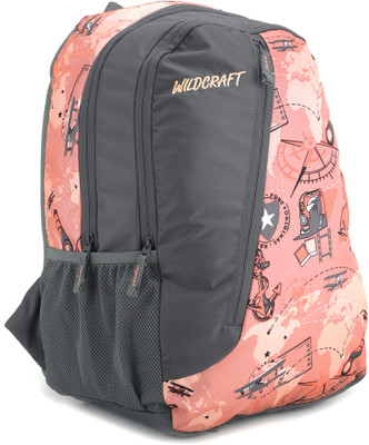 

Wildcraft Moto VO Backpack(Orange, Grey), Peach