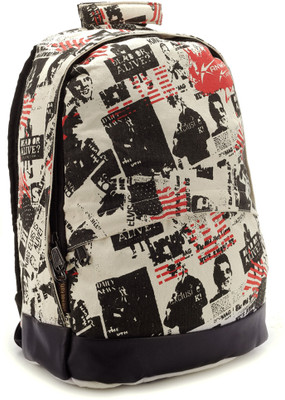 

Kanvas Katha Backpack(Multicolor), Ecru