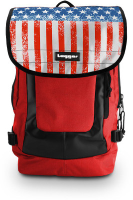

Tagger Urban Electro Stars & Stripes Bsly_bbrd (Red) Top Loaded Ultimate 21 L Laptop Backpack(Red, Black), Blue;red