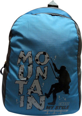 

Donex 217G 19 L Backpack(Blue), Blue and grey