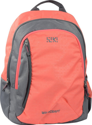 

Wiki by Wildcraft wiki bricks 3 pink 22 L Backpack(Grey, Orange)