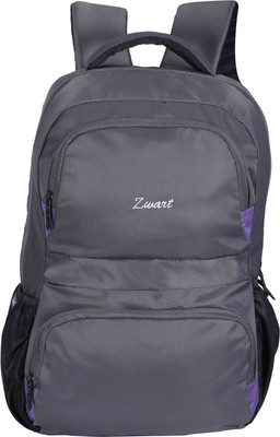 

Zwart SWONN 25 L Laptop Backpack(Grey, Purple)