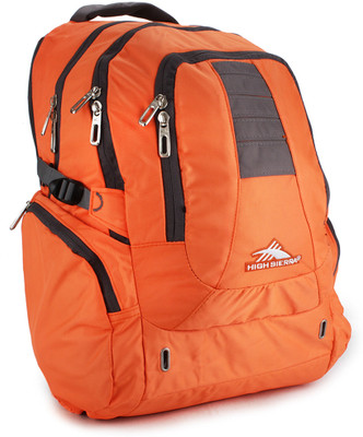 

High Sierra Incline Laptop Backpack(Orange, Grey), Orange and grey