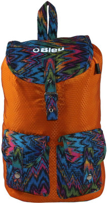 Bleu Colourful Lightweight 15 L Free Backpack(Orange)