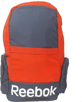 

REEBOK BTS Junior 17 L Backpack(Orange, Grey), Riot red