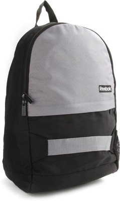 

REEBOK Rbk Frt Pnl Backpack(Black, Grey), Black/flagre