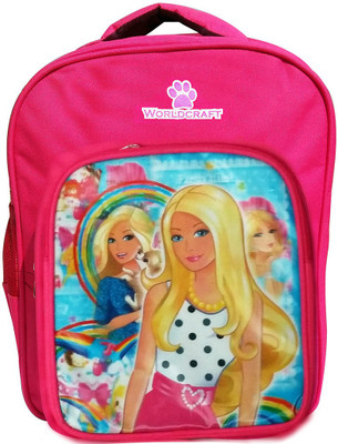 

World Craft Princess Mesh 17 L Backpack(Pink)