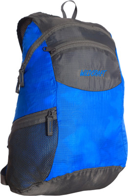 

Wildcraft Pac N Go 18 L Backpack(Grey, Blue), Blue and grey