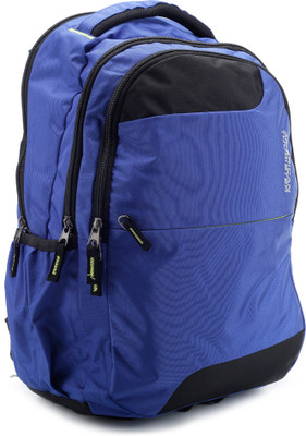 

American Tourister Zing 03 Laptop Backpack(Blue, Black), Black and blue
