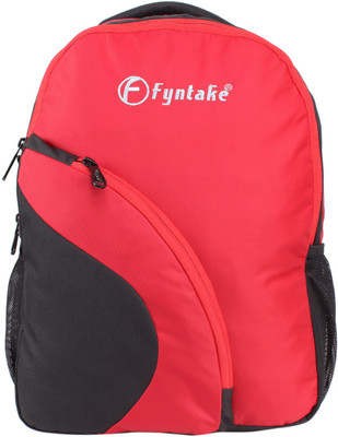 

Fyntake Fyntake ERAM1215 T-BAG 24 L Backpack(Black), Black & red