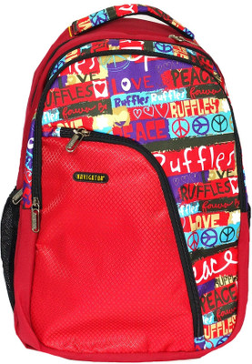 

Navigator SureDeal Casual 15 L Backpack(Red), Multi color;red