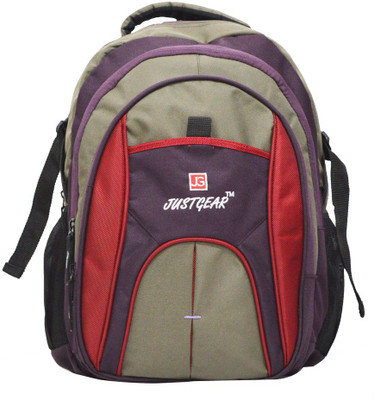 

JustGear JGB_024 36 L Backpack(Multicolor), Grey and purple
