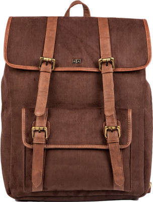 

Atorse crew suedor bagpack 35 L Laptop Backpack(Brown)