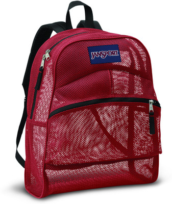 

JanSport Mesh Pack 32 L Backpack(Red), Collegiate scarlet