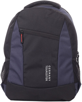 

Germany Tourister GTT01BPBLKBLU 26 L Backpack(Black), Black with blue