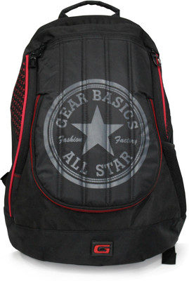 

Gear AXIS Backpack 28 L Backpack(Black), Black - red