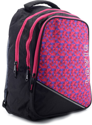 

Lavie Alpha 3 Backpack Backpack(Multicolor), Pink