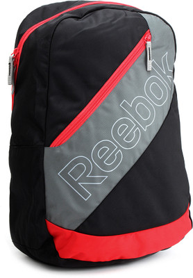 

REEBOK SE Backpack(Black, Red, Grey), Black and gravel