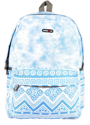 

Bags R Us Clouds 18 L Backpack(White, Blue), Sky blue