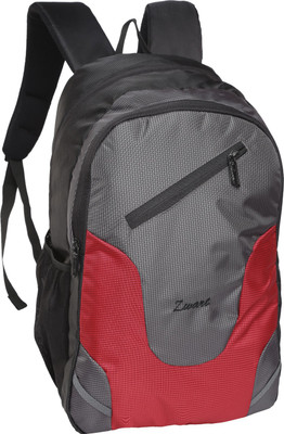 Zwart UDIVO R 20 L Medium Laptop Backpack Red, Grey