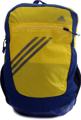 ADIDAS 23 L Backpack(Yellow, Blue), Vivid yellow and dark blue