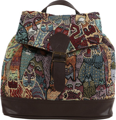 

Anekaant Seventh Sense 8 L Small Backpack(Brown, Multicolor)