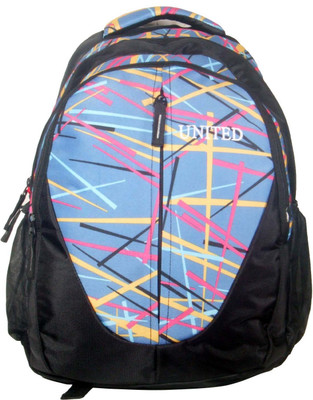 

United Bags Centre Chain Nest 35 L Medium Backpack(Blue, Black), Black;blue