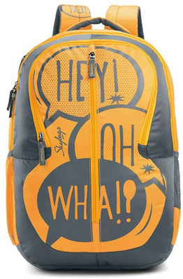 

Skybags Pogo Plus 02 Orange 22 L Backpack(Grey, Orange), Multicolor