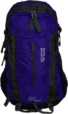

ROYAL MOUNTAIN (with rain cover) 50 L Backpack(Blue)