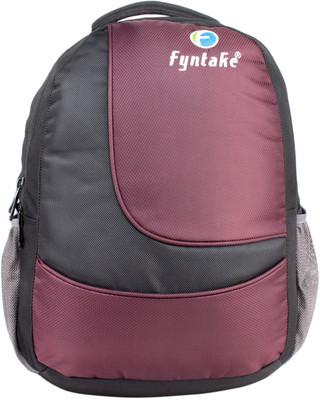 

Fyntake Fyntake ERAM1203 R-BAG 25 L Laptop Backpack(Black), Black & purple