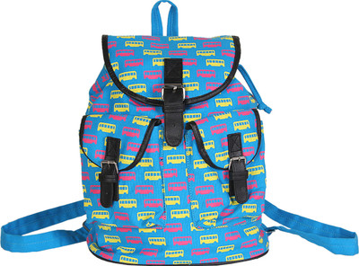 

Kanvas Katha Fashion Backpack(Multicolor), Turq blue