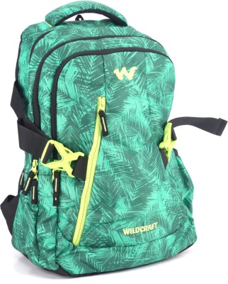 

Wildcraft WC 8 Foliage 5 37 L Backpack(Black, Green)