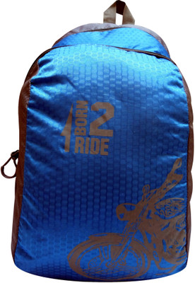 Donex 216D 19 L Backpack(Blue), Blue and grey