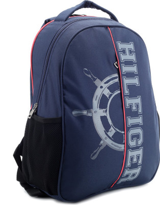 

Tommy Hilfiger Biker Club Nautical Backpack(Blue, Black)