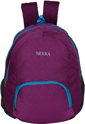 

Nexxa School bag 20 L Backpack(Purple)